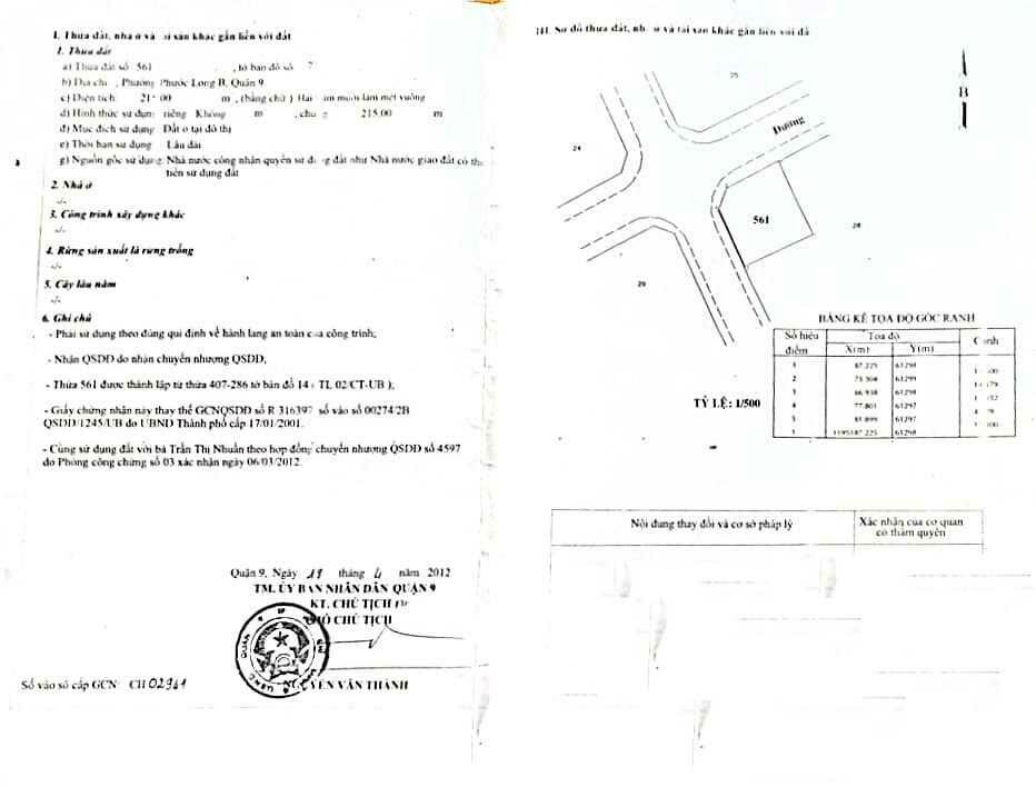 Bán nhà biệt thự căn góc đường Liên Phường gần chợ Phước Long B Q. 9 (215m2) 22 tỷ LH. 0909 972 783