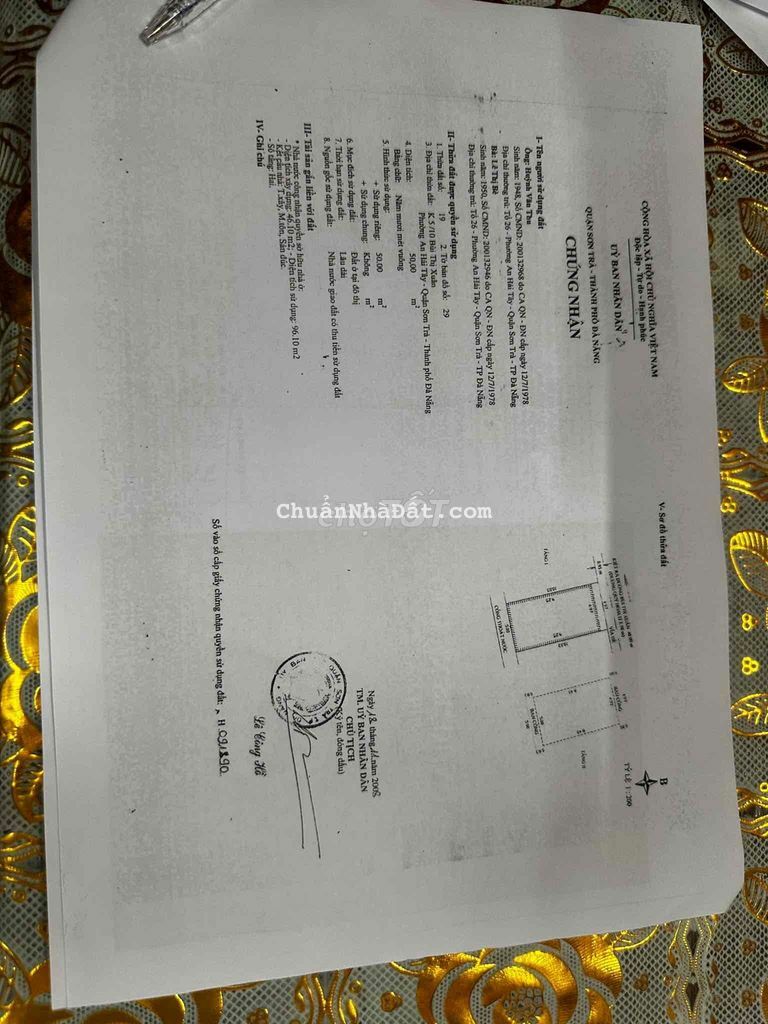 Bán nhà MT đường An Trung 6