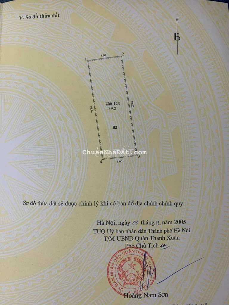 Bán Nhà phố NHÂN HOÀ,THANH XUÂN,40M,4 tầng,4 phòng ngủ,giá chào 4,8 tỷ