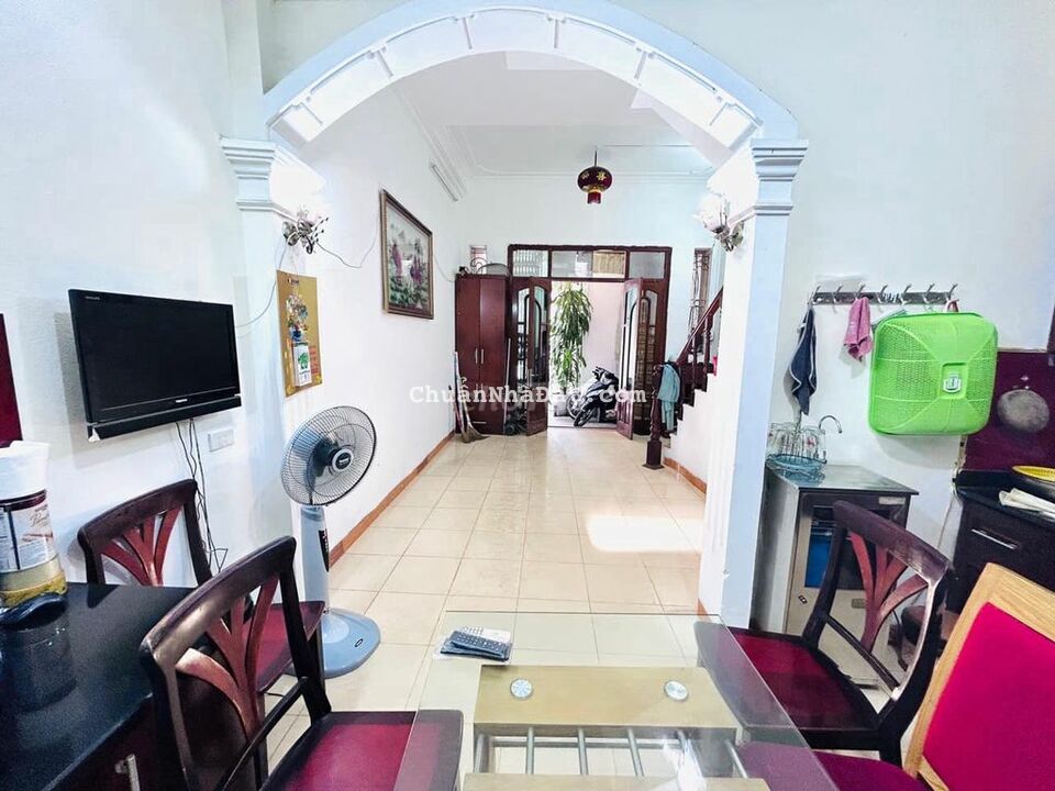 Thật 100%_Kim Giang_Dân xây_ngõ thông_nhà vuông_ở lộc_43M2*4T