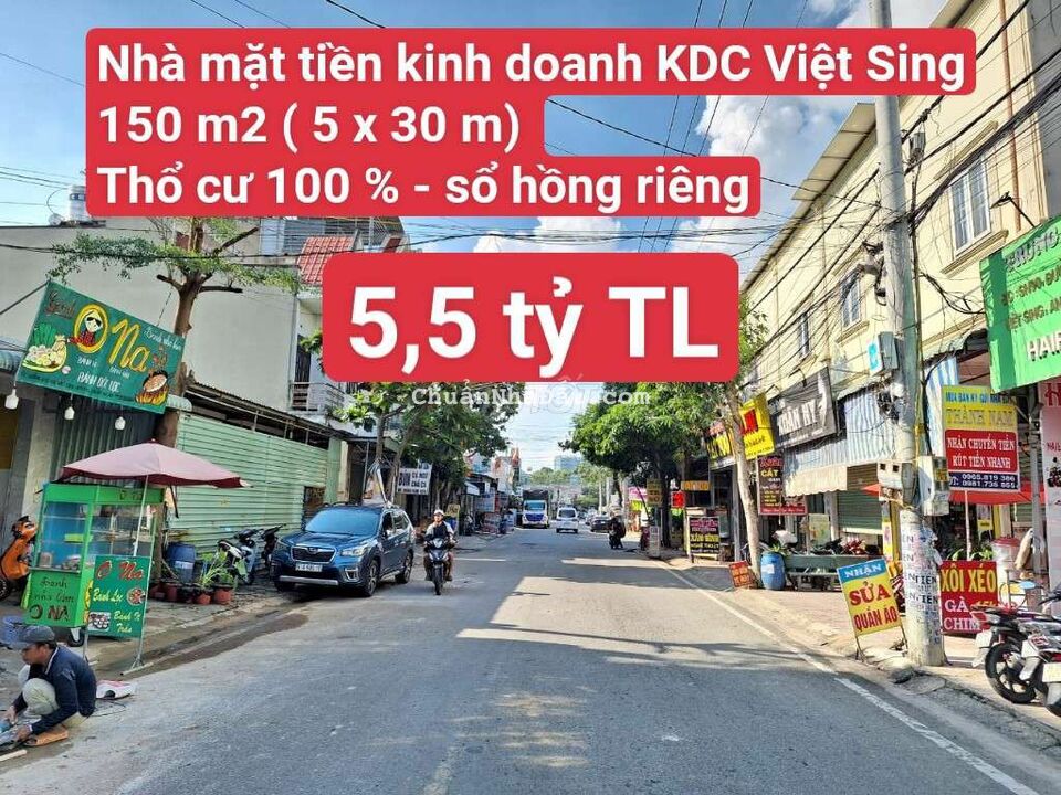 🆘🆘 Nhà phố KDC Việt Sing  , P. An Phú, Tp. Thuận An.