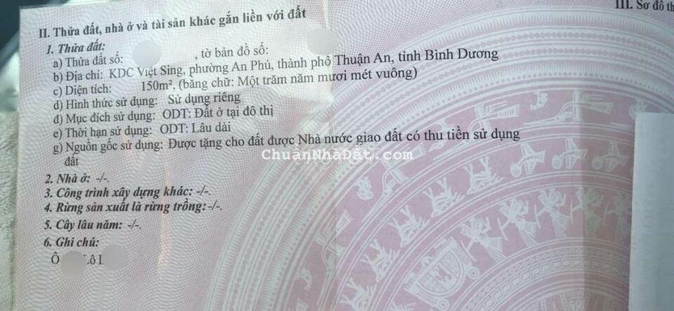 🆘🆘 Nhà phố KDC Việt Sing  , P. An Phú, Tp. Thuận An.