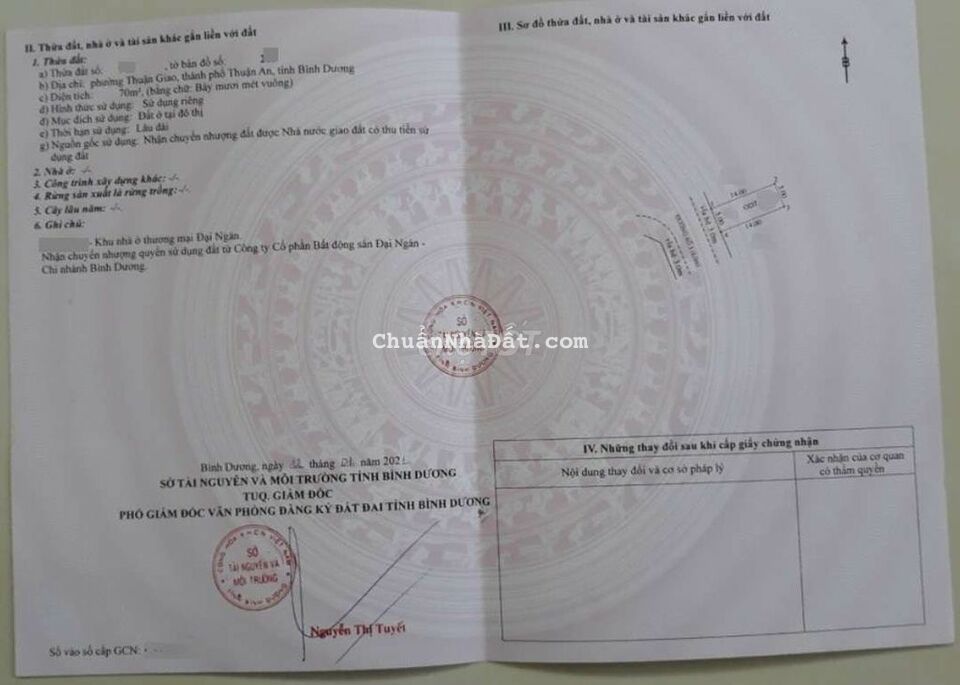 Bán nhà 1 trệt 1 lầu KDC Đại Ngàn Ngay Chợ Đêm Hòa Lân