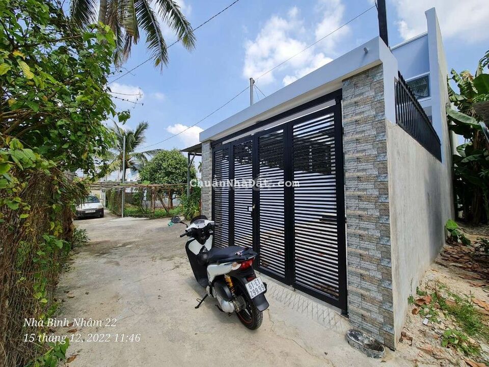 🏡 Bán nhà mới 100% 1 trệt 1 lửng Bình Nhâm 22