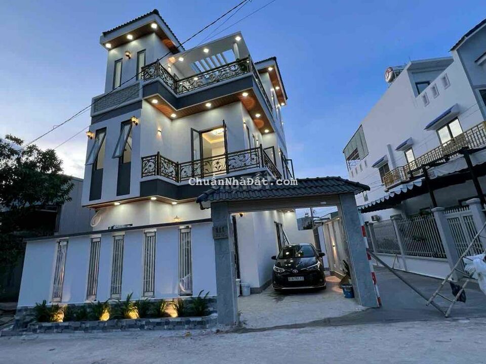 Bán nhà siêu phẩm 1tret 2 lầu phú mỹ mặt nhựa dx008 Vị trí Vip 4ty450