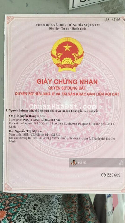 Bán nhà đường Cộng Hòa ngay vòng xoay Lăng Cha Cả - DT: 5x20m hẻm trải nhựa thông ra Thăng Long