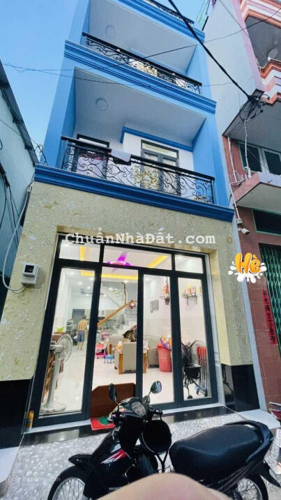 Bán nhà Âu Cơ, Quận Tân Bình HXH 56m2 4tầng BTCT ngay vòng xoay Lê Đại Hành mới tinh nhỉnh 6tỷ