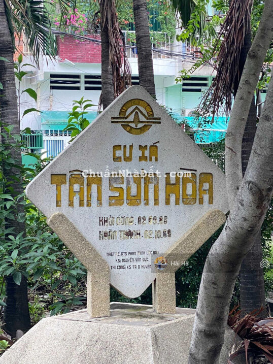 Cư xá Tân Sơn Hòa (922 CMT8) Tân Bình. khu dân cư biệt lập có công viên nội khu, xanh - sạch - đẹp