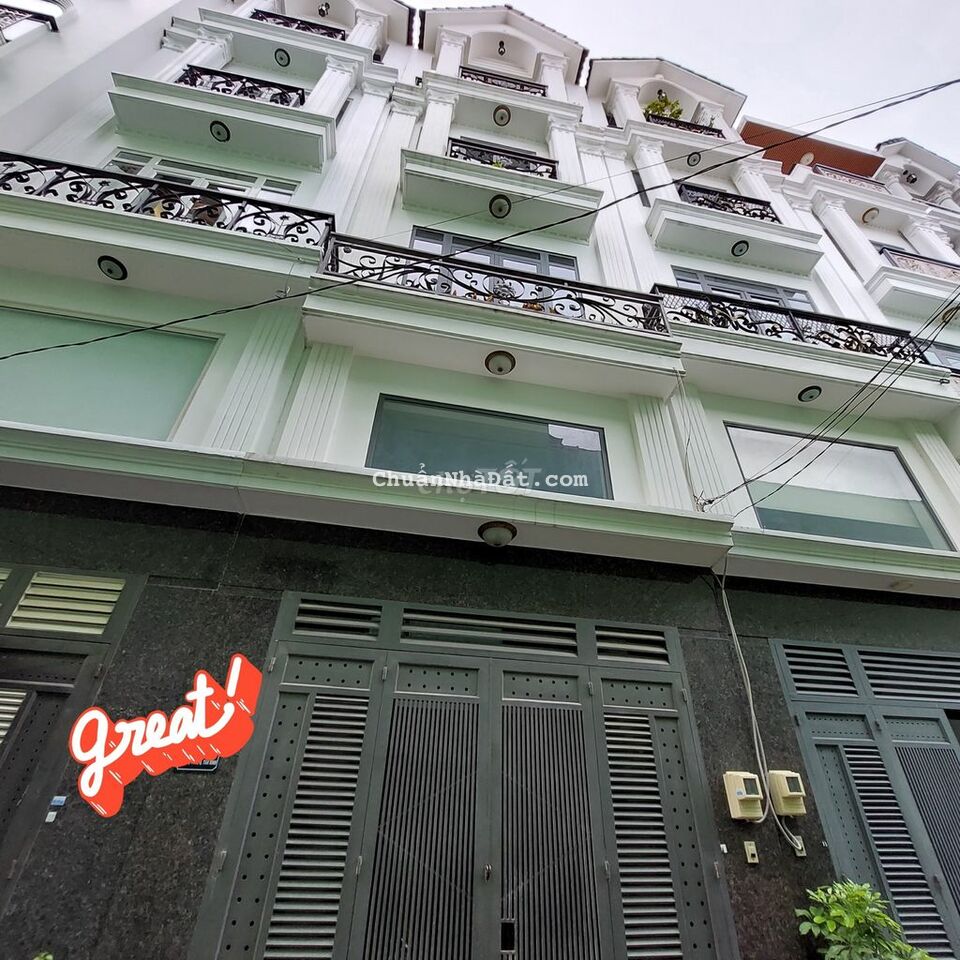 GIẢM 1,2 TỶ NHÀ ĐẸP HXH PHAN HUY ÍCH 65M2, 5 TẦNG CHỈ CÒN 7,8 TỶ