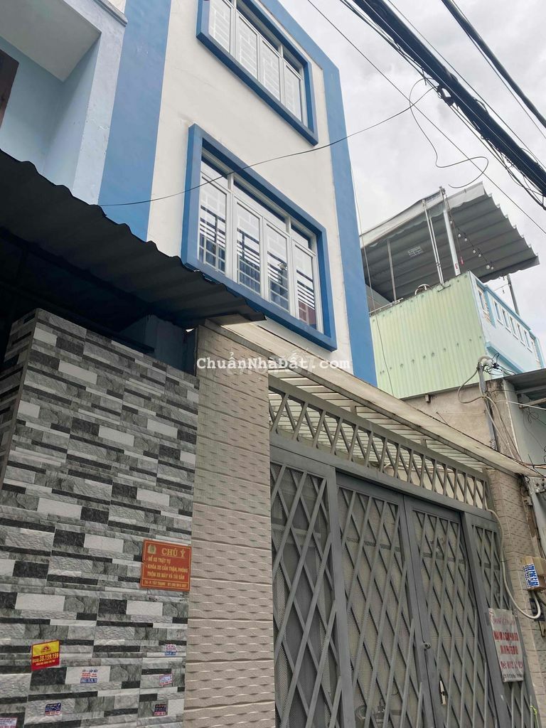 bán nhà hẻm 3m đường tây thạnh cách mặt tiền 20m