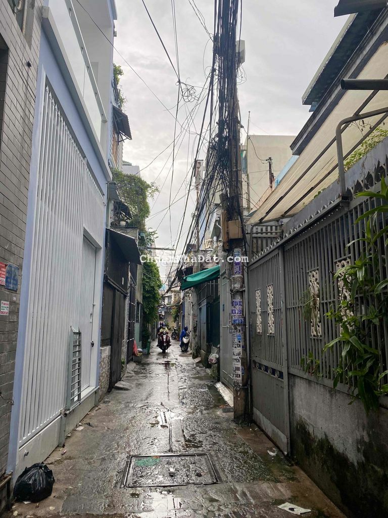 bán nhà hẻm 3m đường tây thạnh cách mặt tiền 20m