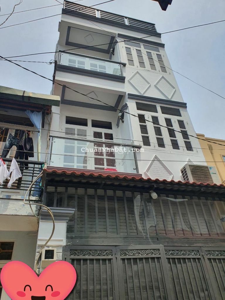 4 TẦNG, HẺM XE HƠI NGUYỄN SÚY, TÂN PHÚ, NHỈNH 5TỶ.