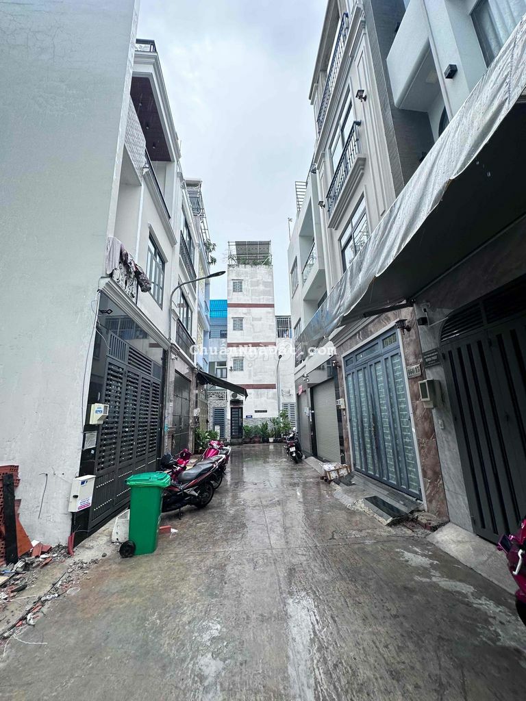 NHÀ MỚI 4 TẦNG BTCT NGUYỄN SƠN HẺM 6M GIÁ CHỈ 6 TỶ 5