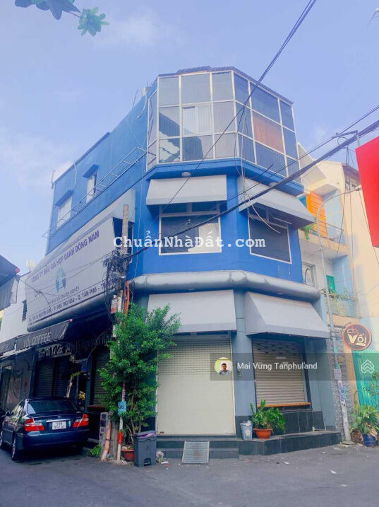 Bán nhà góc 2 mặt tiền hẻm Nguyễn Sơn 5mx12m, đúc 3 tấm, giá 7.2 tỷ, Phường Phú Thạnh, Quận Tân Phú