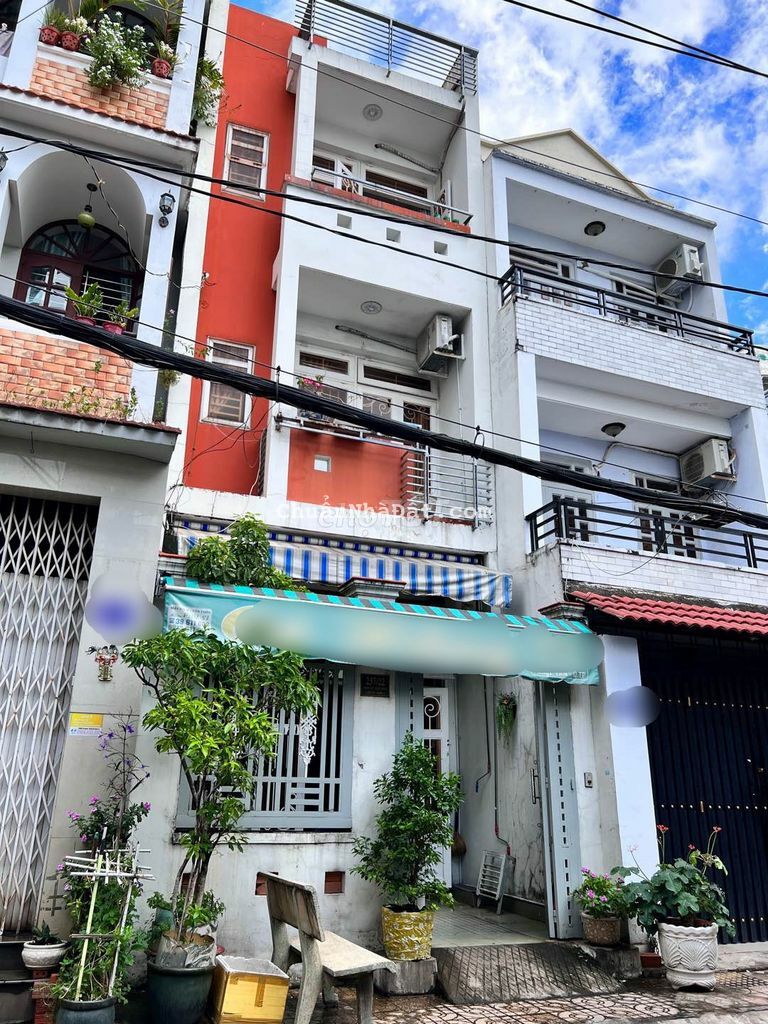 🔴Nhà 3.5 tấm - DT 4x17m, hẻm nhựa Kinh Doanh 8m đườg Hòa Bình,Hiệp Tân