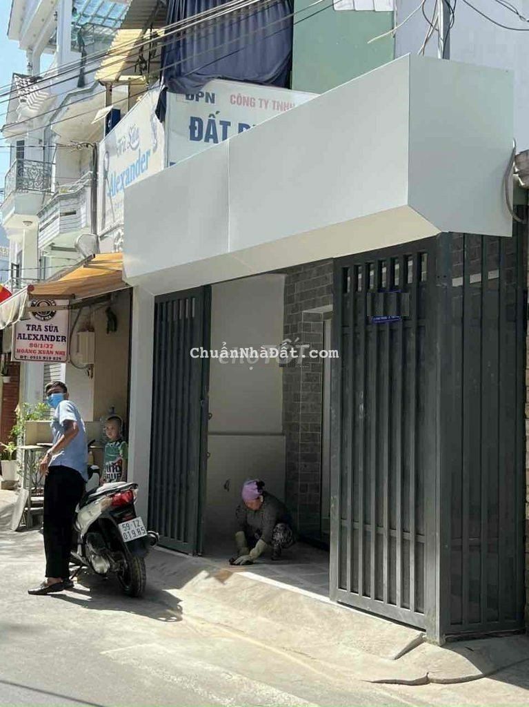 Hoàng xuân nhị (ngay quận 11), dt 4,35 x 22,5m, dtcn 87m2, hẻm 8m