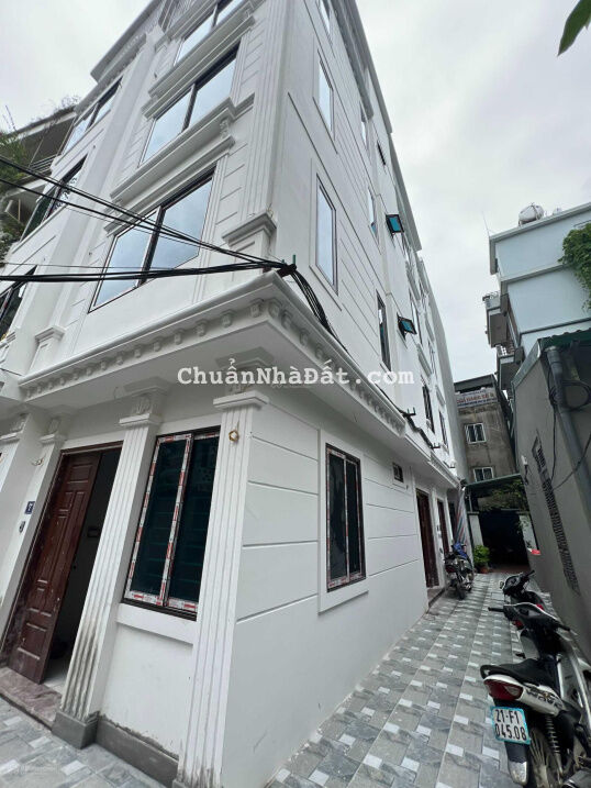 Bán nhà 35 m2 x 5T lô góc mới koong An Dương Vương, Phú Thượng, Tây Hồ ngõ thoáng - sân rông 3,7 tỷ