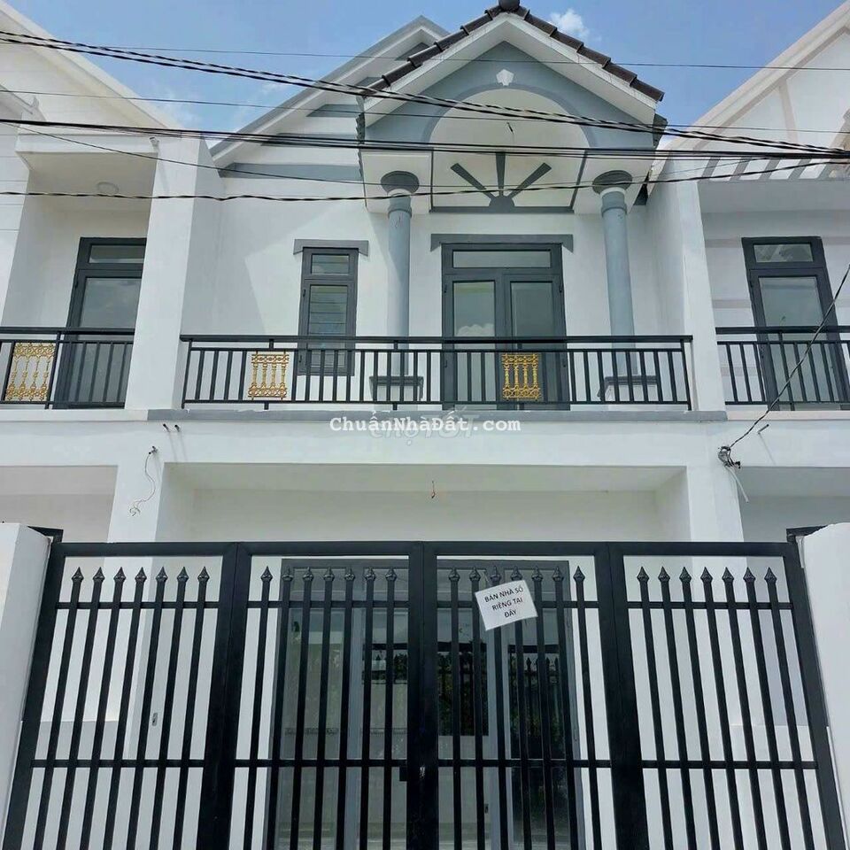 Bán nhà 3PN , giá 1 tỷ 830tr , 1 trệt 1 lầu, sổ hồng riêng