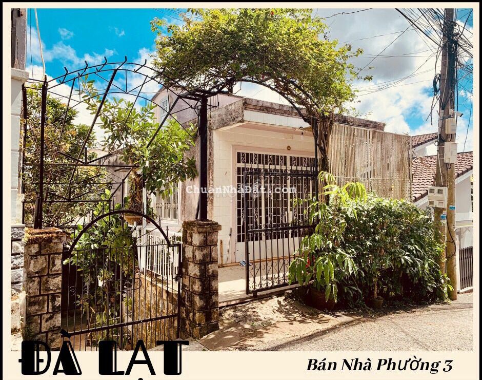NHÀ 134M2 NGANG 8.5M  PHƯỜNG 3 ĐÀ LẠT GIÁ 10TY2