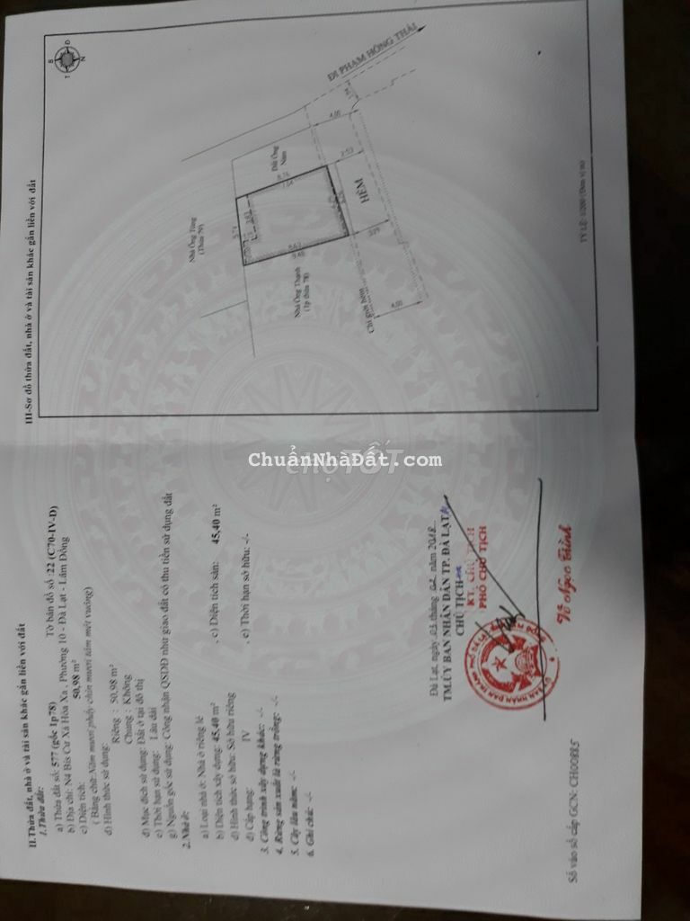 NHÀ 51M2 ĐƯỜNG OTO CHỈ 4TY2