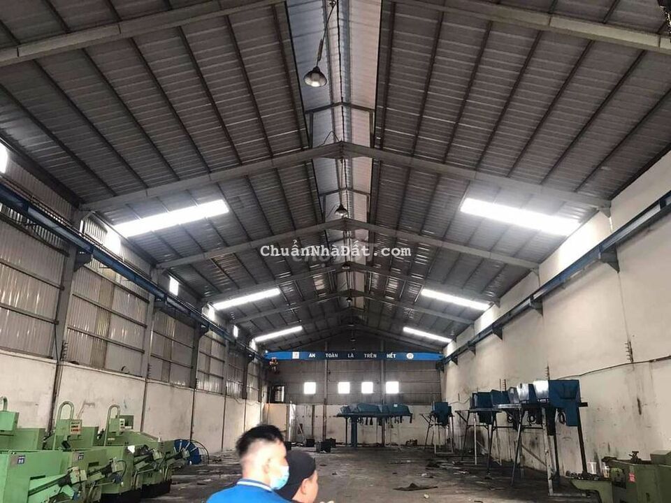 🏕1000M2 Xưởng mặt tiền Mỹ Phước_Tân Vạn cho thuê chỉ 50Tr/Th
