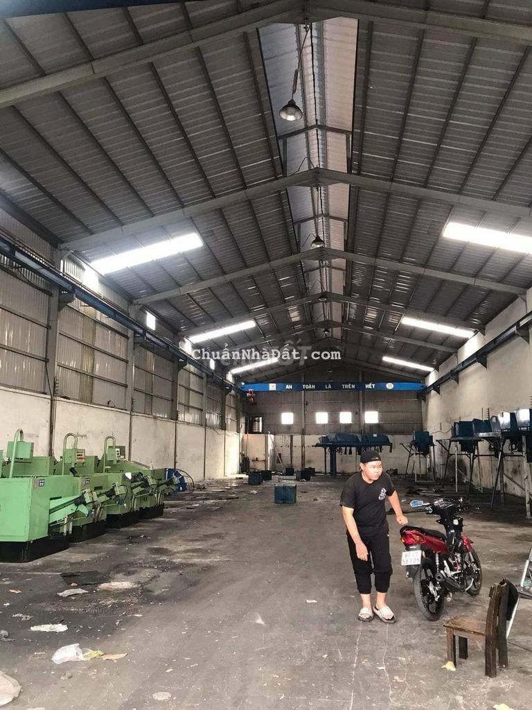 🏕1000M2 Xưởng mặt tiền Mỹ Phước_Tân Vạn cho thuê chỉ 50Tr/Th
