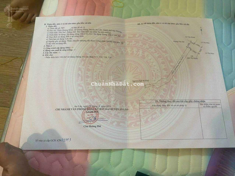 Đất Quang Khải - Quang Hưng - An Lão - Hải Phòng