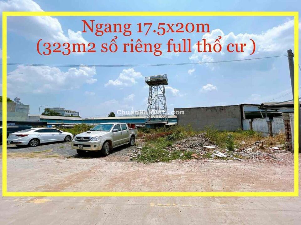 Bán lô biệt thự Ngang 17.5m Ngay Vòng Xoay Tân Hiệp