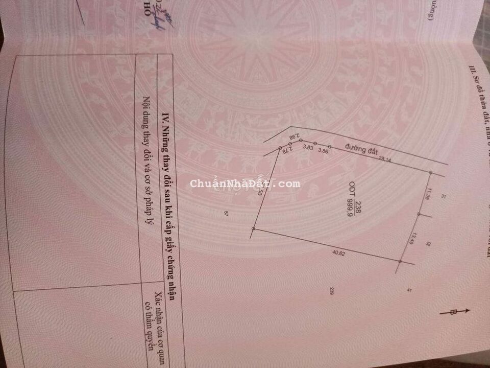 Bán Đất Cho NĐT Phân Lô. P. Thống Nhất. 43×40 Thổ Cư 1000m2. Buôn Hồ