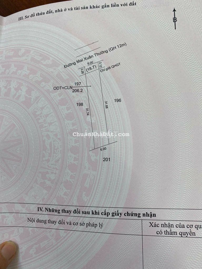 BÁN ĐẤT KDL BẾN NƯỚC PHƯỜNG ĐẠT HIẾU. TX BUÔN HỒ. 6M×35 TC40. 350TR