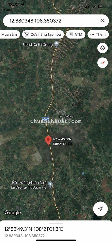 Bán đất thị xã Buôn Hồ cách quốc lộ 29 50m Bán đất thị xã Buôn Hồ cách quốc lộ 29 50m