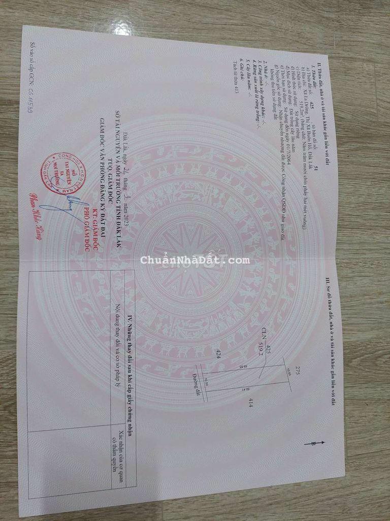 Đất tx Buôn Hồ. 500m2. 139tr. Đường Liên Thôn. Cách Quỗ Lộ 2.5km