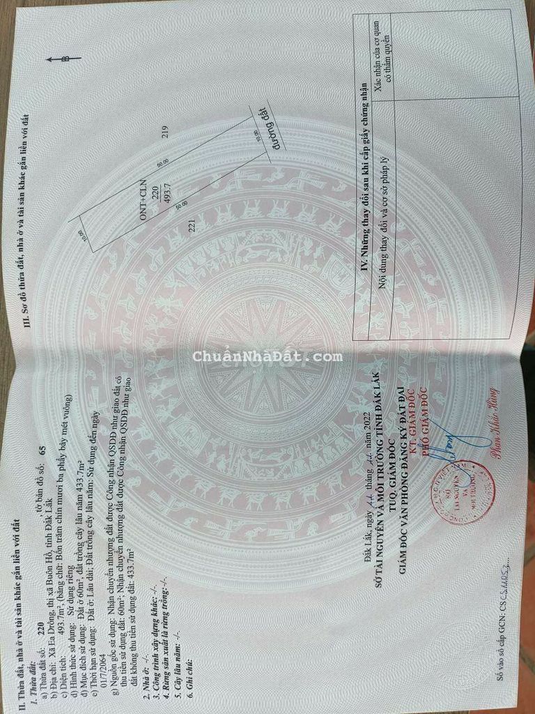 BÁN 10×50 THỔ CƯ 60M2. GIÁ: 370TR. KHU DÂN CƯ. QUỐC LÔ 120M. BUÔN HỒ BÁN 10×50 THỔ CƯ 60M2. GIÁ: 370TR. KHU DÂN CƯ. QUỐC LÔ 120M. BUÔN HỒ