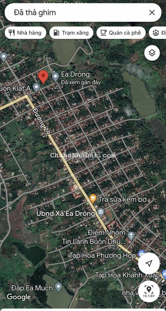 524m2, có 70 Thổ cư, mặt tiền 9 mét, Cách QL29 chỉ 300m, Đường Bàn Cờ