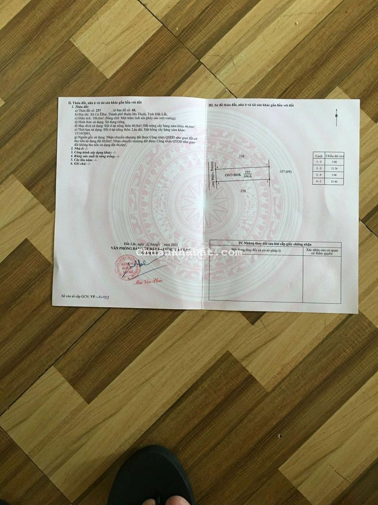 BÁN LỖ, GIÁ 830TR LÔ ĐẤT YMOAN, CHỐT NHANH THÌ CÒN Ạ