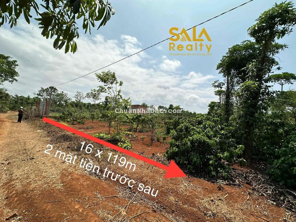 Đất sào thuộc phường Khánh Xuân 1890m2 2 mặt tiền