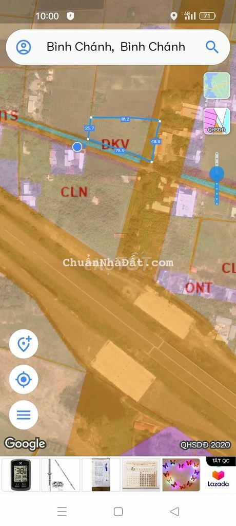 Dat vườn xa bình chánh gốc 2 mặt tiền rất đẹp