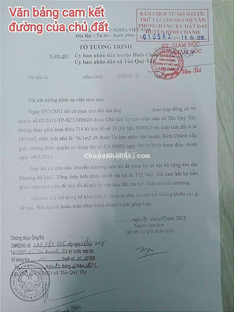 🆘🆘 ĐẤT NỀN THỔ CƯ TÂN QUÝ TÂY GIÁ TỐT 567