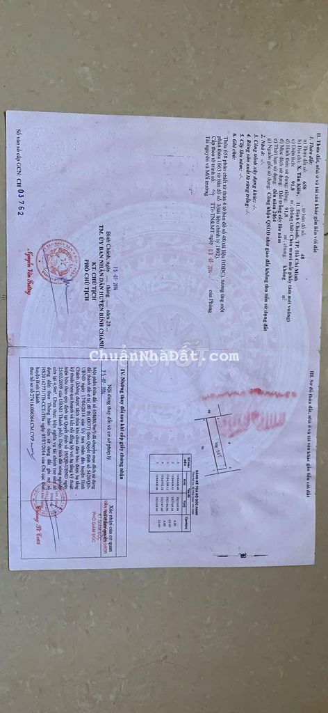 Bán miếng đất hẻm ba gác thông ấp 3 tân kiên bình chánh