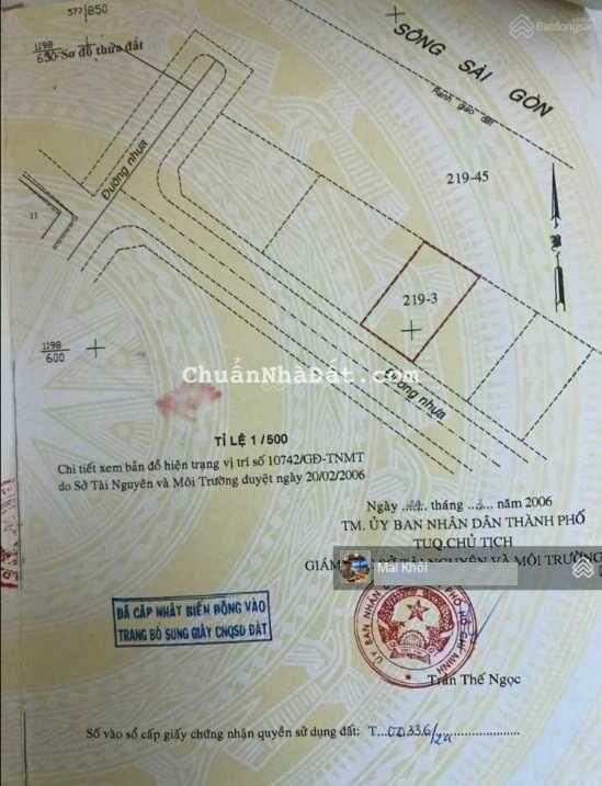 Hạ gấp 8 tỷ bán lô đất mặt tiền sông Bình Lợi (HXH 12m) *10x20m* giá chỉ 20 tỷ thương lượng