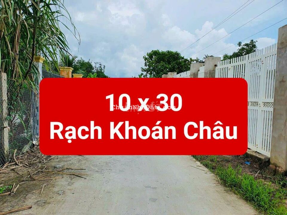 BÁN NỀN BIỆT THỰ RẠCH KHOÁN CHÂU ĐƯỜNG BÙI HỮU NGHĨA, BÌNH THỦY, TPCT