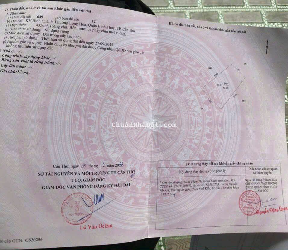 Nền ngộp chỉ 370tr. Cách NgVanLinh 300m lộ 4m. Dân đông Nền ngộp chỉ 370tr. Cách NgVanLinh 300m lộ 4m. Dân đông