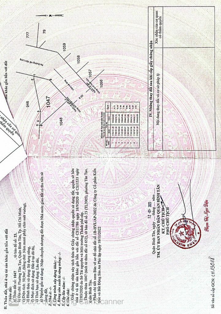 Đất Sổ Hồng Riêng 1ty950 ở 117 Hồ Văn Long, Tân Tạo, Bình Tân