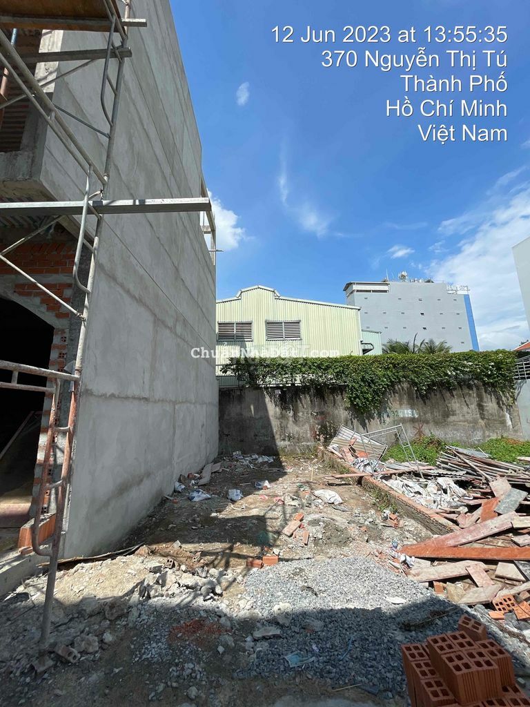 Ngân hàng thanh lý lô đất 60m, bình hưng hoà b. Giá thương lượng