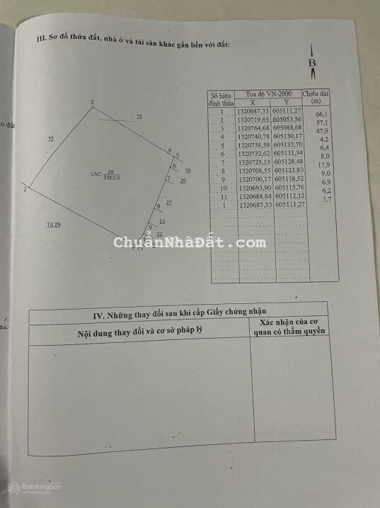 Đv.12 - 8tỷ500/213m mặt tiền, tổng 9sào2 Đất Vườn Bình Phước full hồng