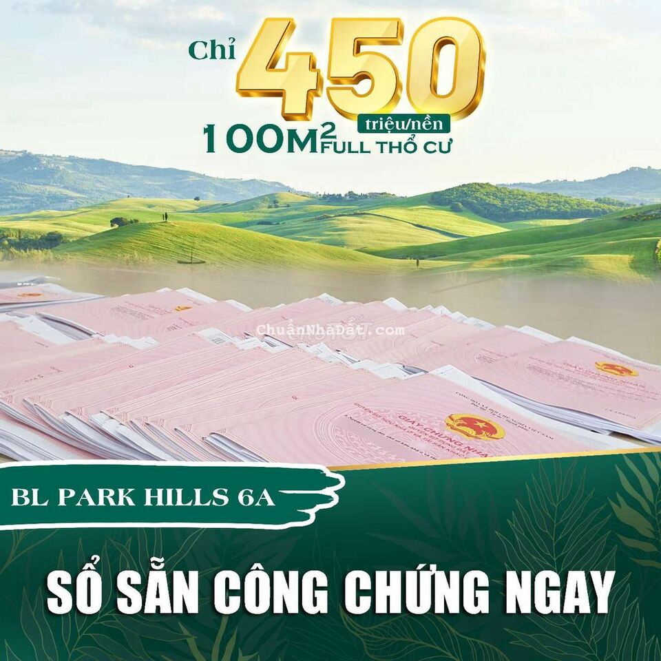 Bán gấp 450tr 100m2 thổ cư sổ sẵn thu hồi vốn Bán gấp 450tr 100m2 thổ cư sổ sẵn thu hồi vốn
