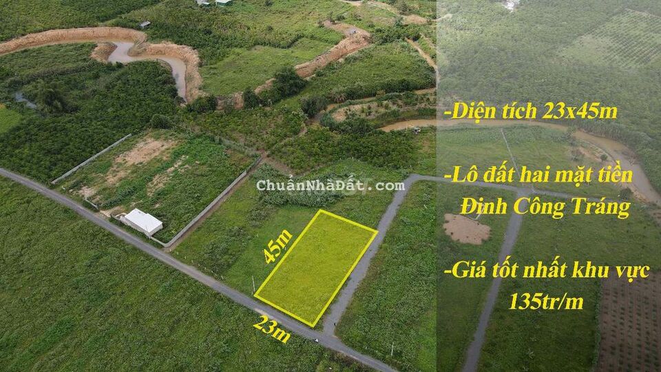 Đất đầu tư 2 mặt tiền cần bán