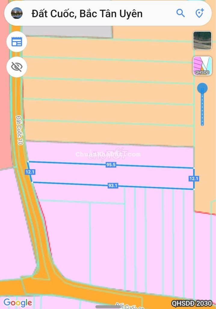 🏜GIẢM 1TỶ _BÁN NHANH 1183m2 MT Đất Cuốc 10.