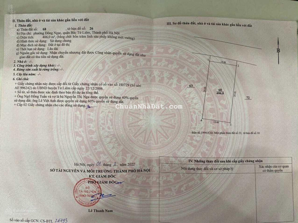 Bán đất 406m2 mặt phố An Dương Vương - view sông hồng xây toà cực đẹp