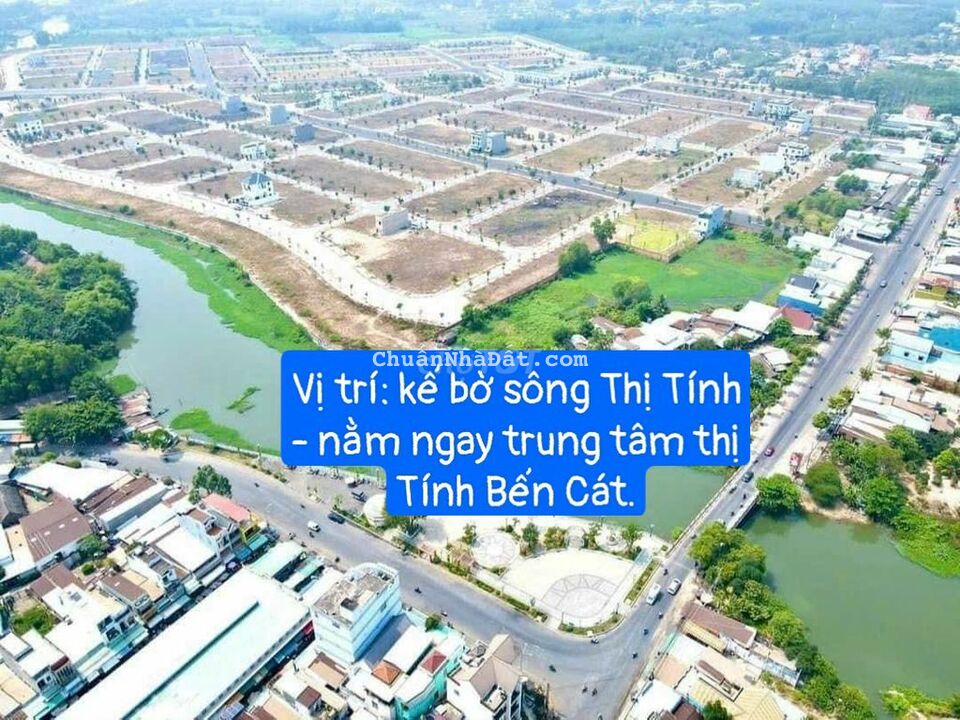Lô sát công viên a23 - giá 1ty1 bao phí, ngay trung tâm bến cát,